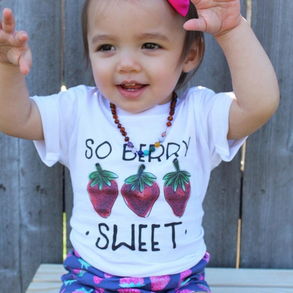 SO BERRY SWEET Girls' Short Set - Picture 3 of 5